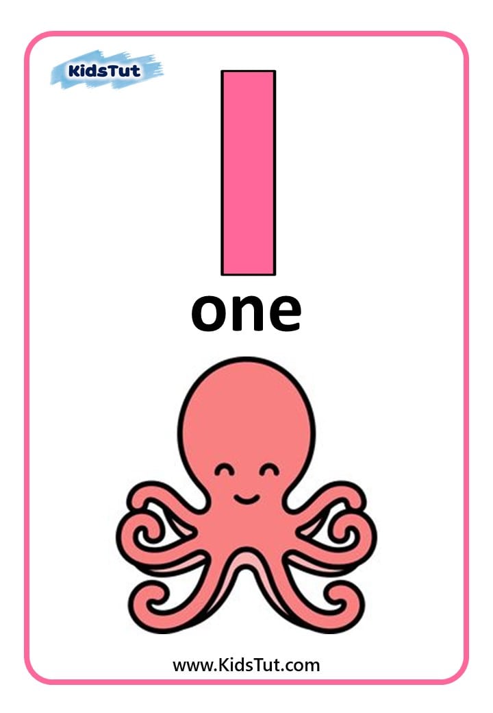 Free Printable Number Flashcards for kids