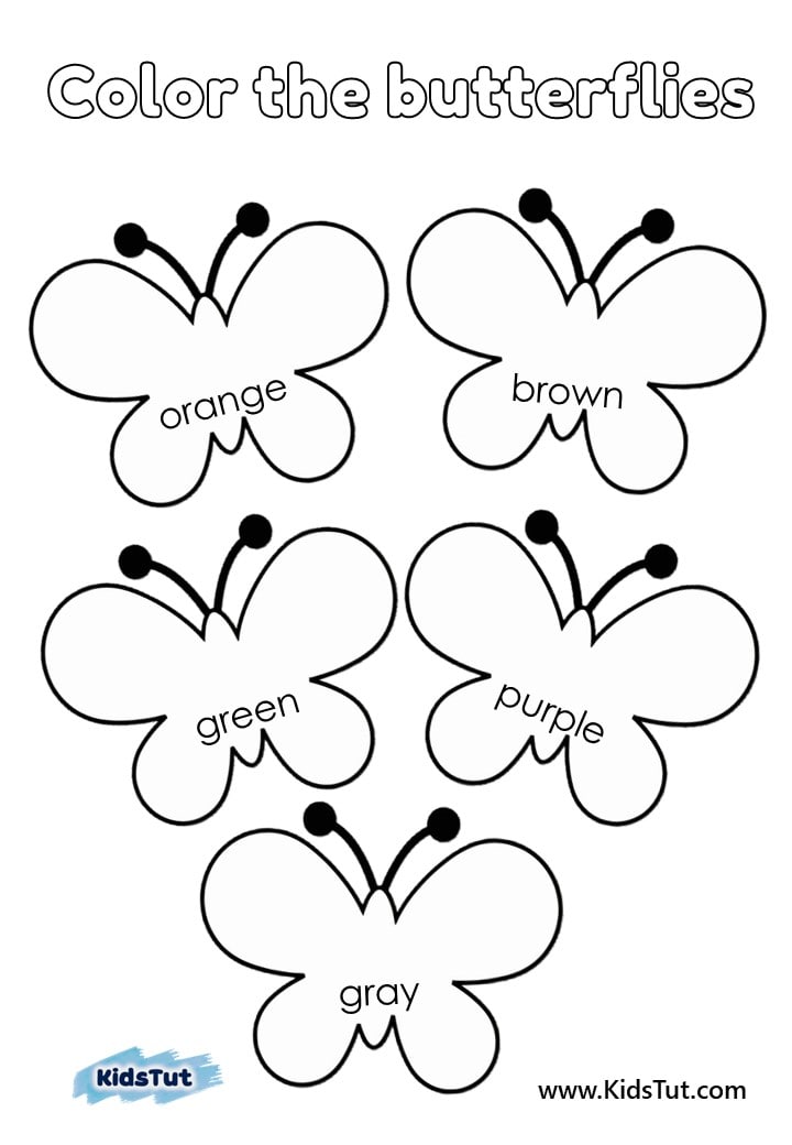 Fun and Easy Learning colors worksheets for kids