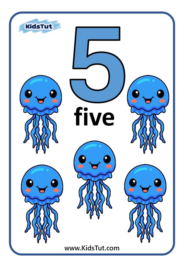 Free Printable Number Flashcards for kids