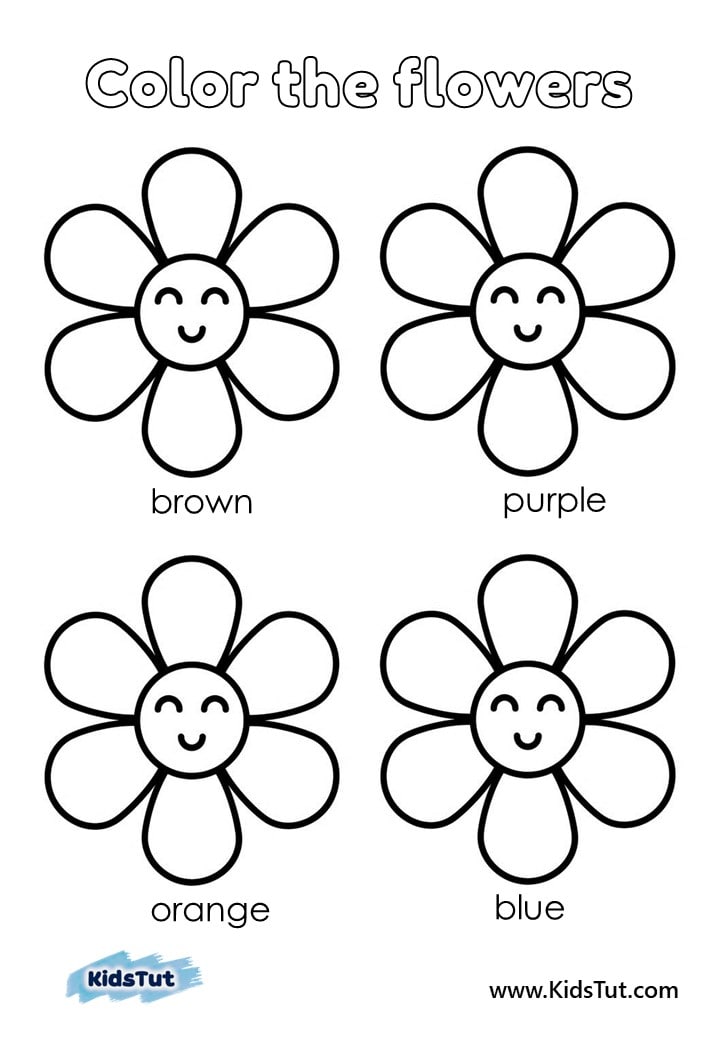 Fun and Easy Learning colors worksheets for kids