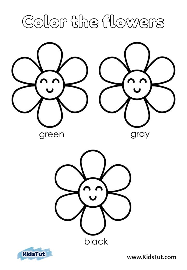 Fun and Easy Learning colors worksheets for kids