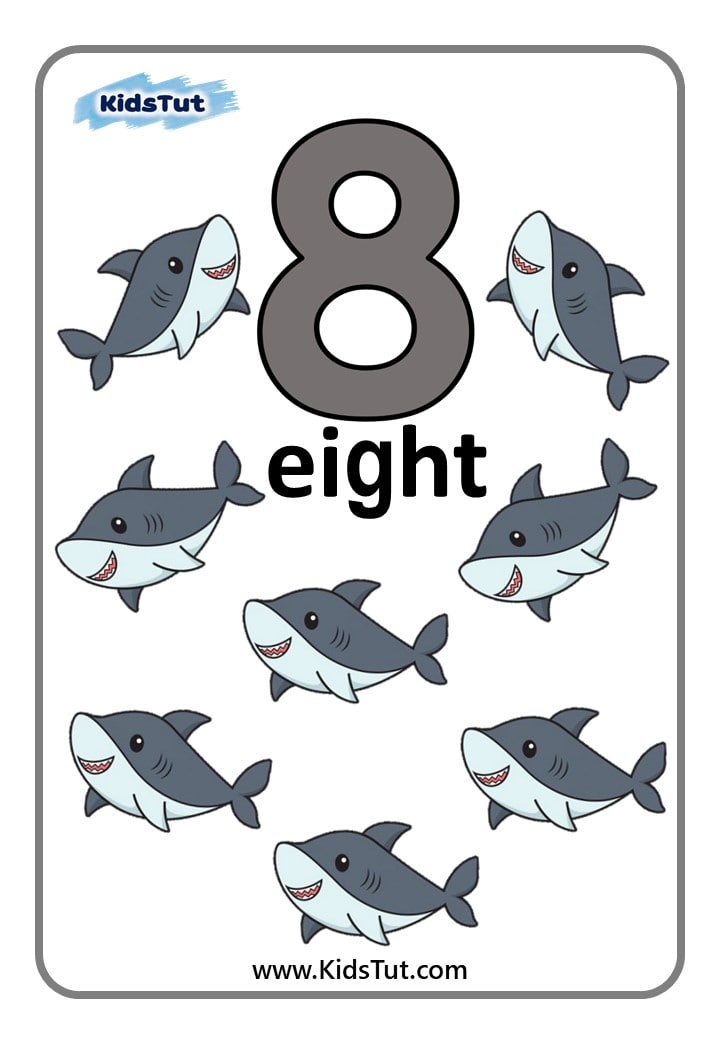 Free Printable Number Flashcards for kids