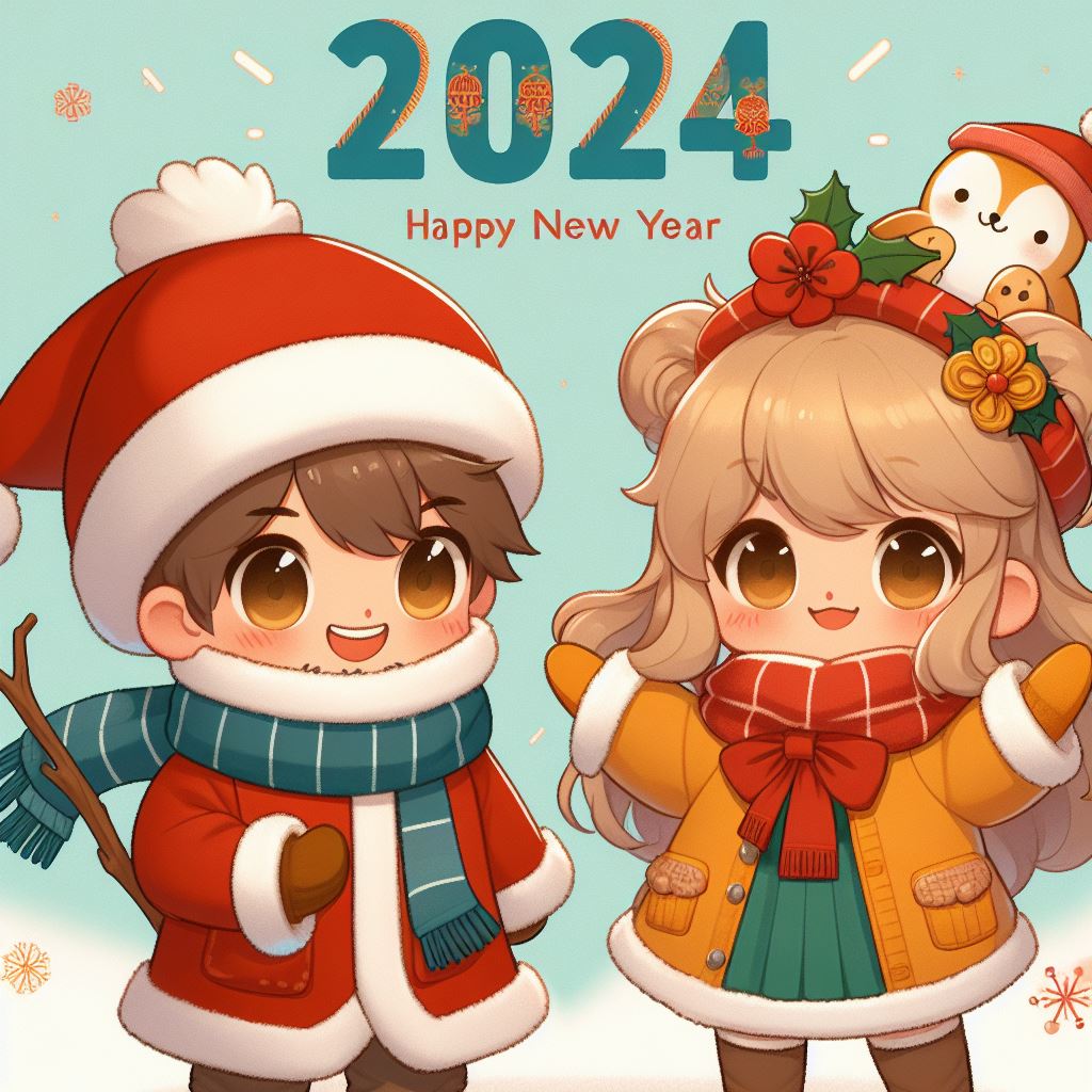 Happy New Year Sticker pack for kids