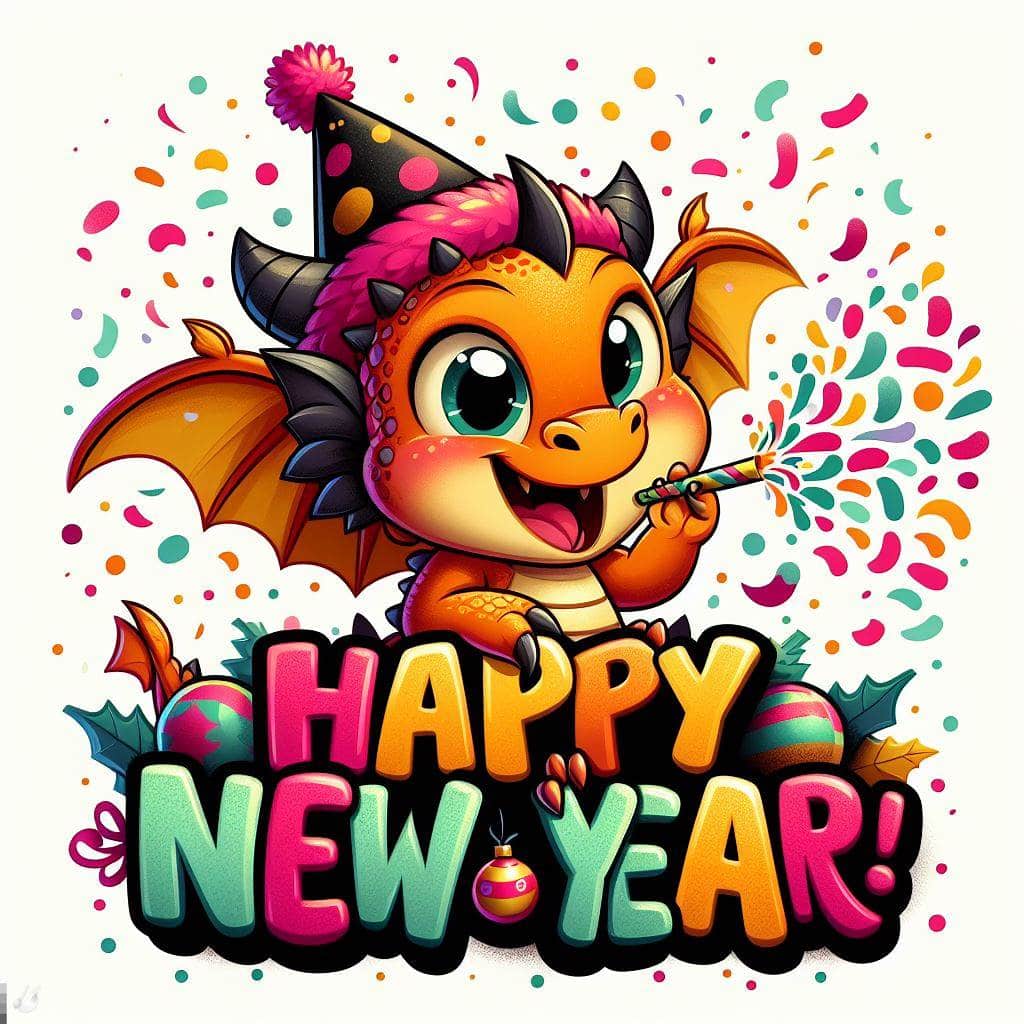 Happy New Year Sticker pack for kids