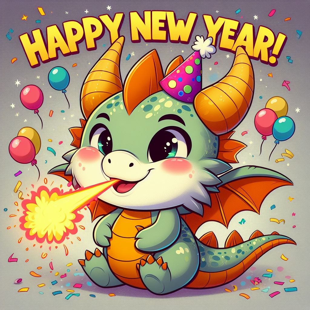 Happy New Year Sticker pack for kids