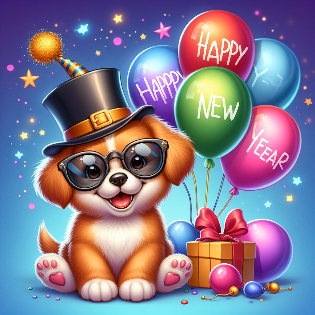 Happy New Year Sticker pack for kids
