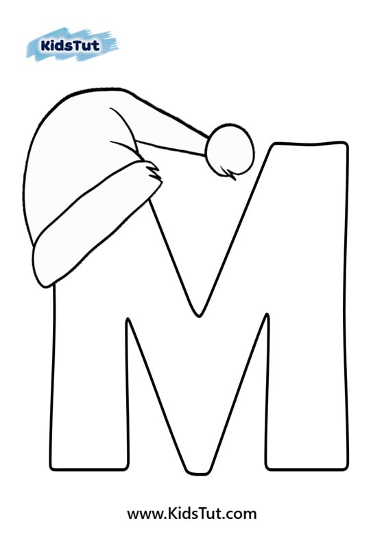 Christmas Letters coloring pages