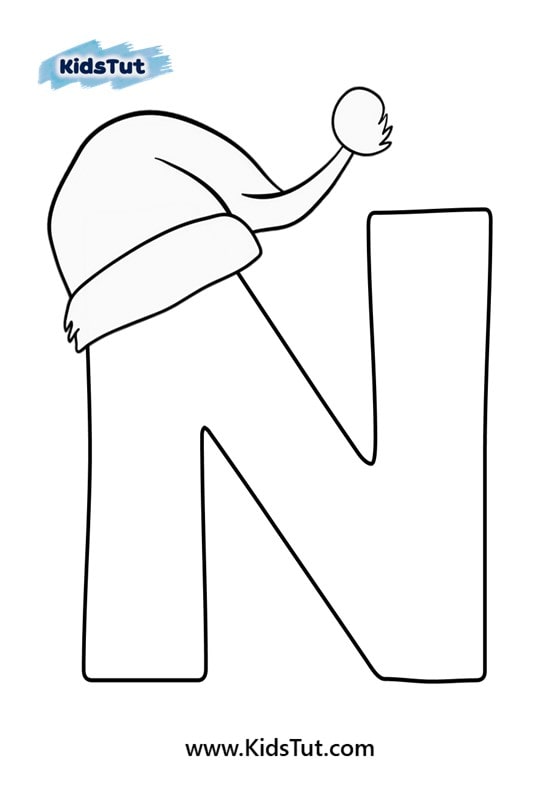 Christmas Letters coloring pages