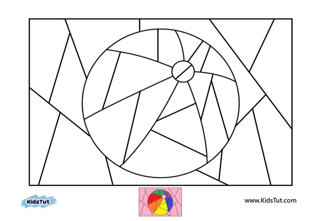 Amazing Picture puzzle coloring pages for kids