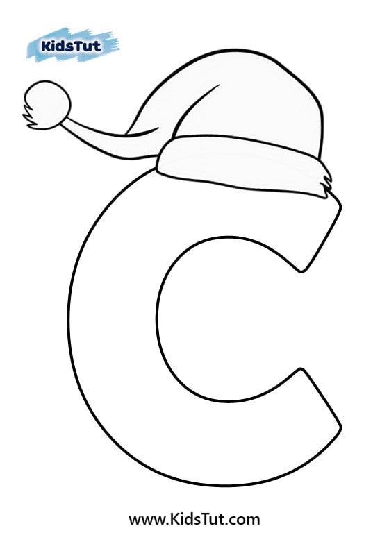 Christmas Letters coloring pages