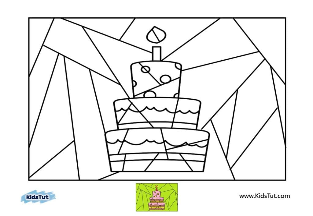 Amazing Picture puzzle coloring pages for kids