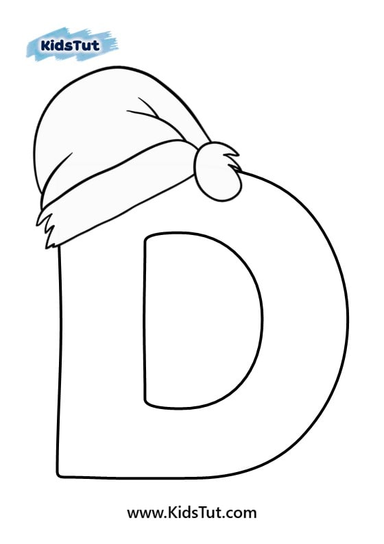 Christmas Letters coloring pages