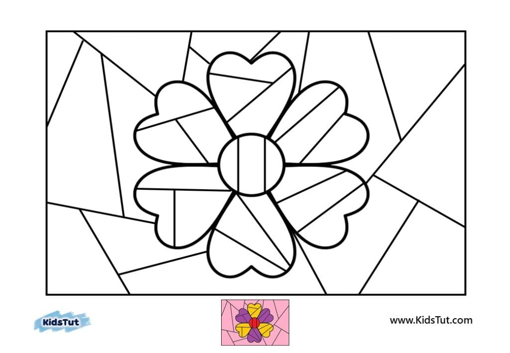 Amazing Picture puzzle coloring pages for kids