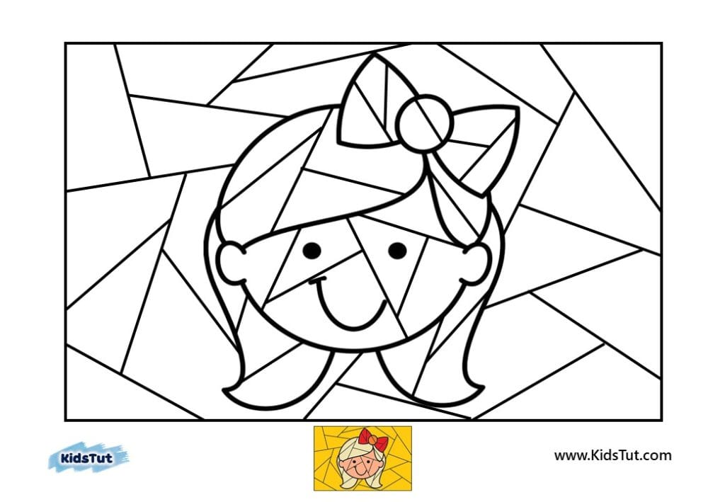Amazing Picture puzzle coloring pages for kids