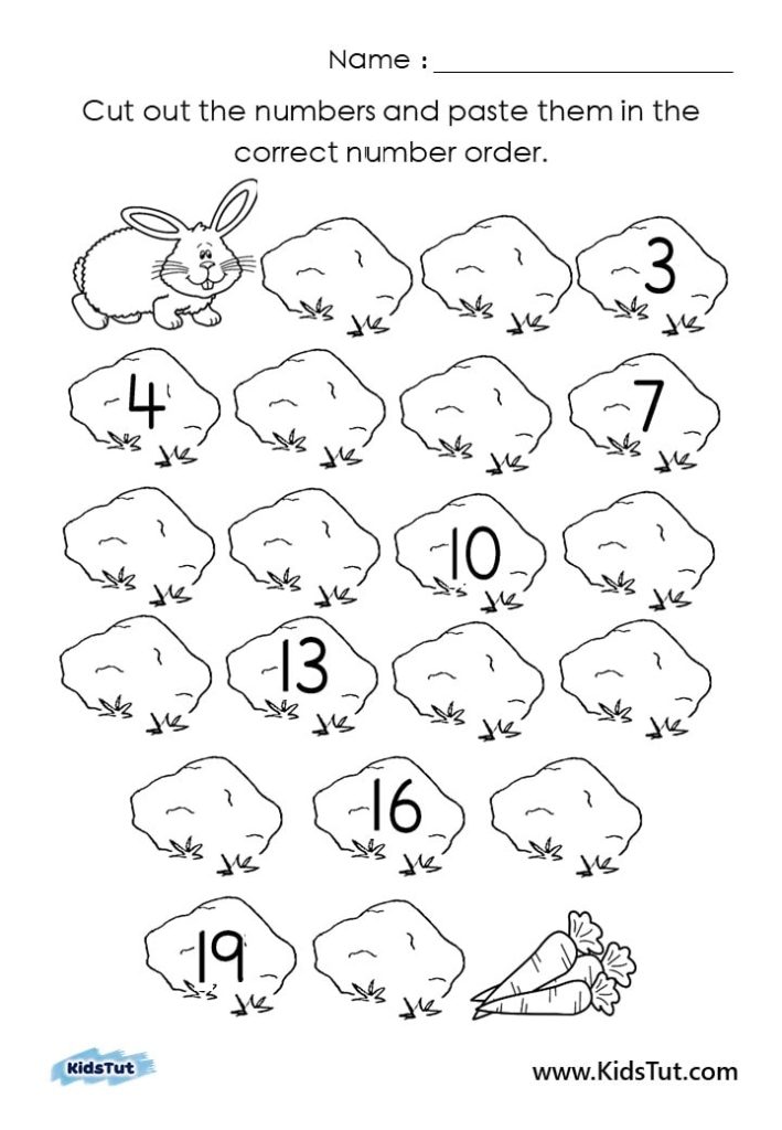 Missing Numbers worksheets