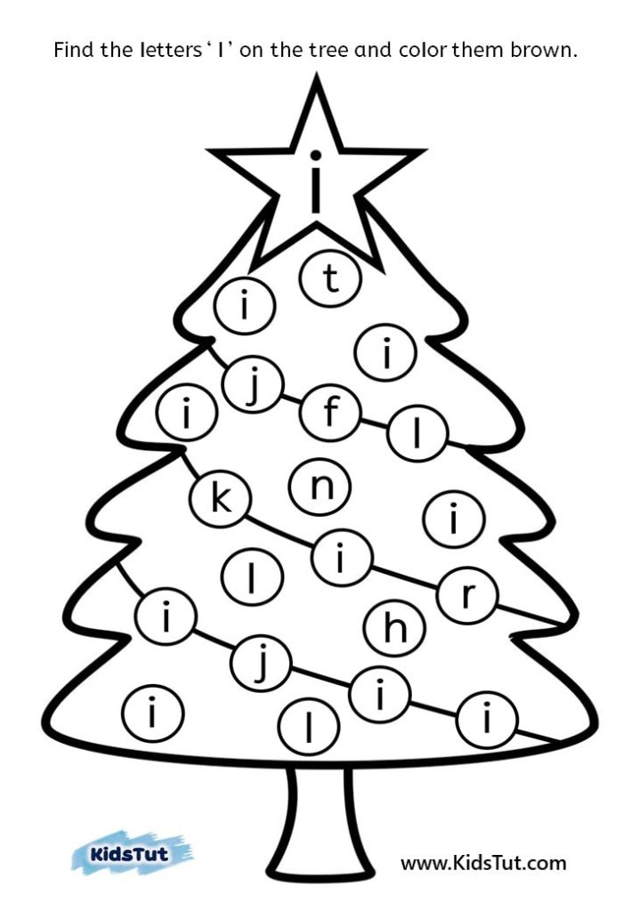 Find the letter holiday worksheets for Kids!