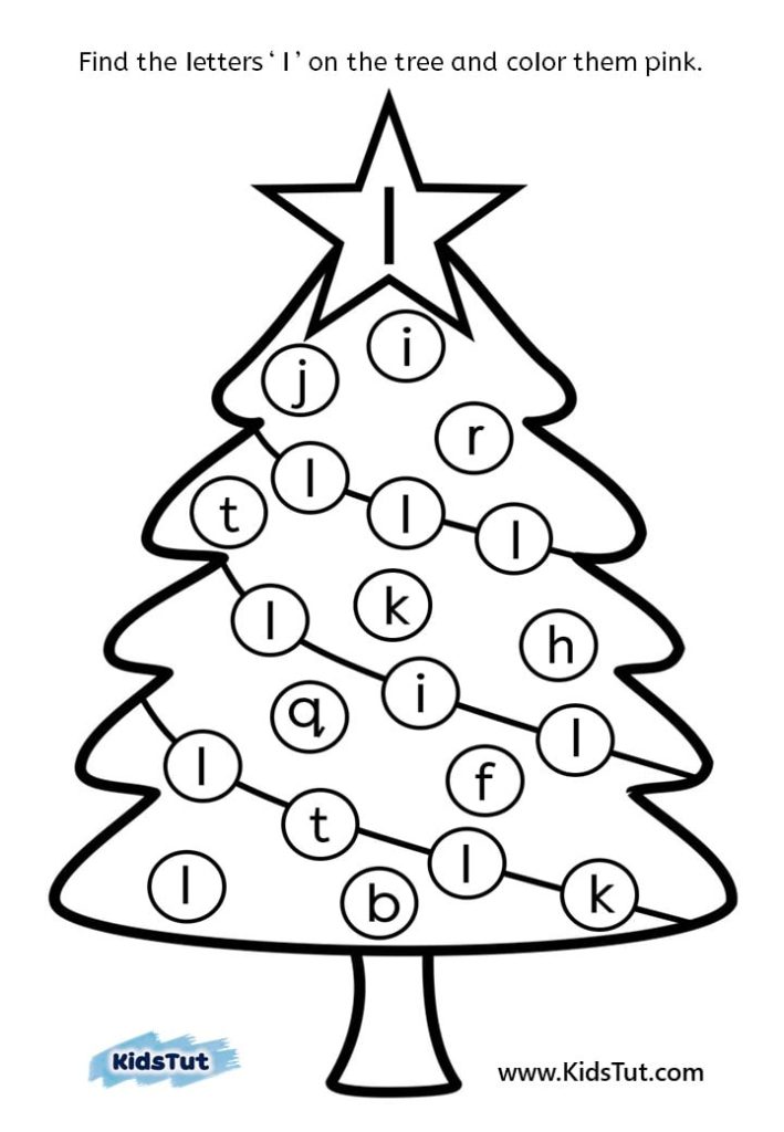 Find the letter holiday worksheets for Kids!