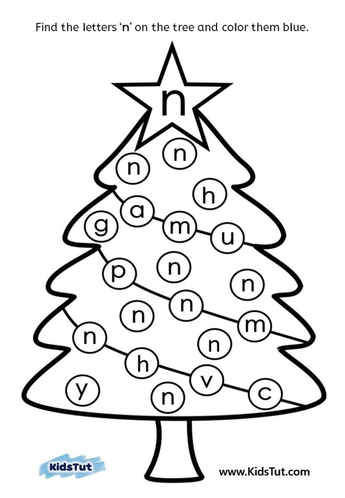 Find the letter holiday worksheets for Kids!