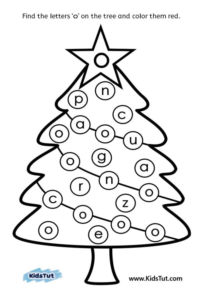 Find the letter holiday worksheets for Kids!