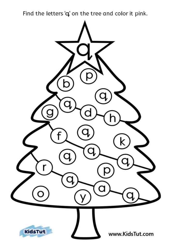 Find the letter holiday worksheets for Kids!
