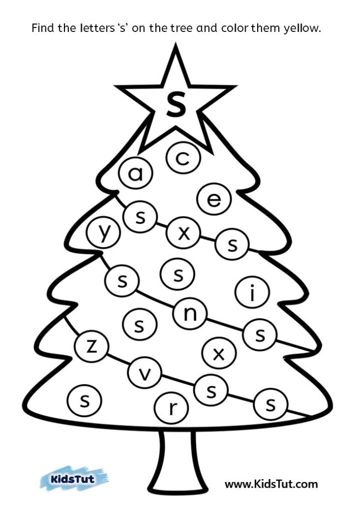 Find the letter holiday worksheets for Kids!
