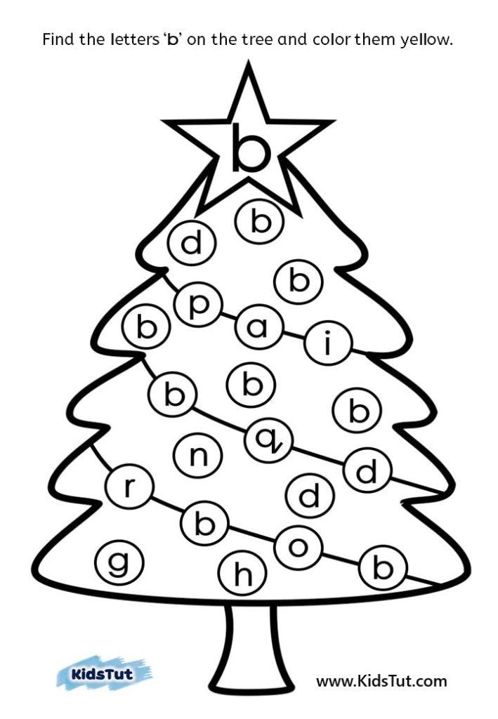 Find the letter holiday worksheets for Kids!