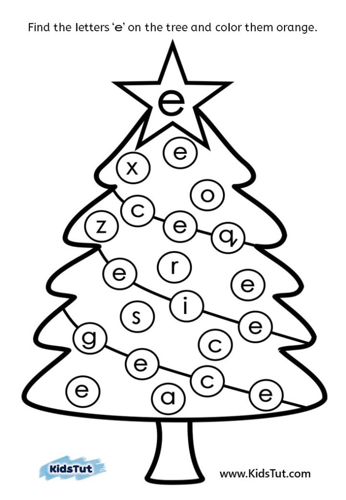 Find the letter holiday worksheets for Kids!
