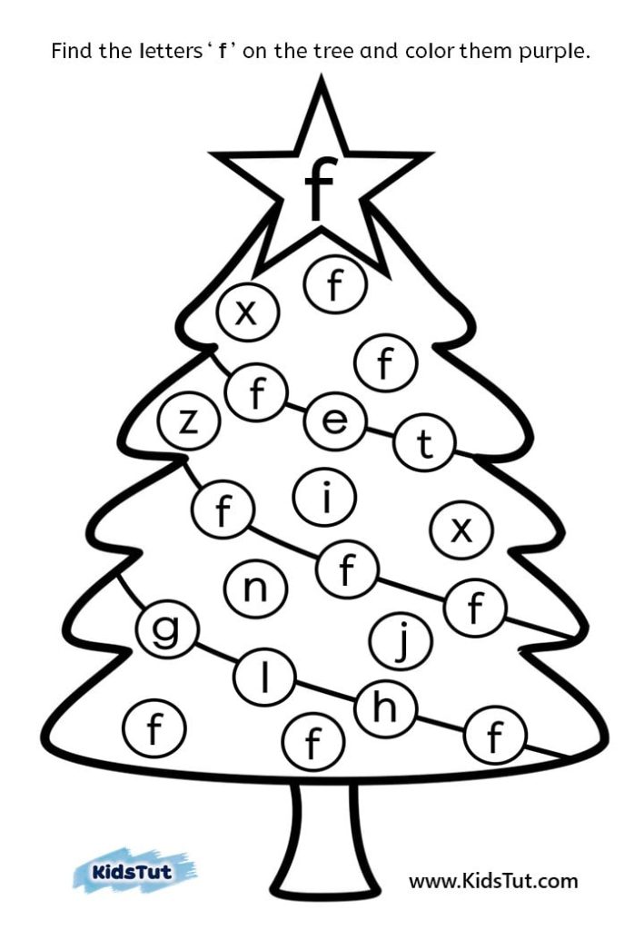 Find the letter holiday worksheets for Kids!