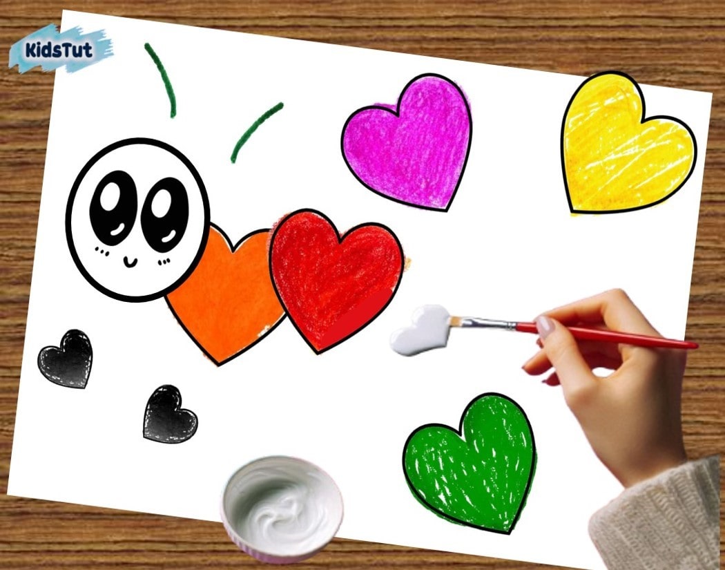 Easy Valentine Craft for Kids: Cute Caterpillar