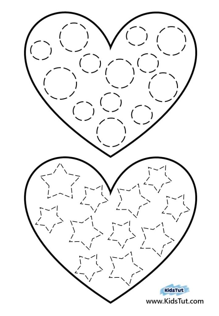 Valentine's Heart Coloring Pages