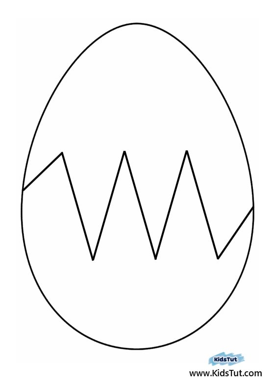 Easy Easter Activity for Kids: Egg Cutting Craft