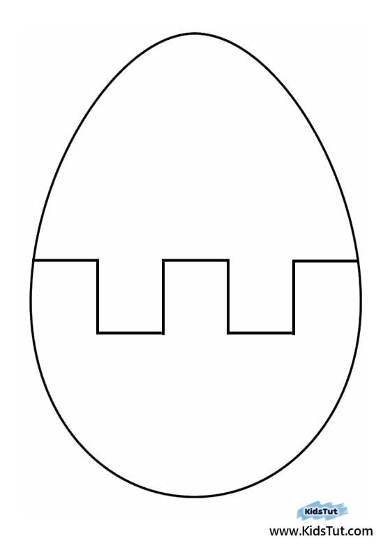 Easy Easter Activity for Kids: Egg Cutting Craft