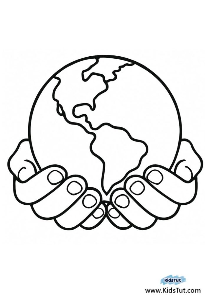 Happy Earth Day Coloring Pages for Kids