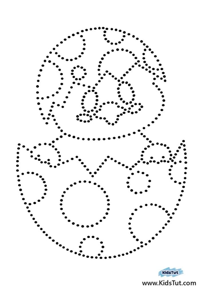 Free Easter Dot-to-Dot and Coloring pages for kids