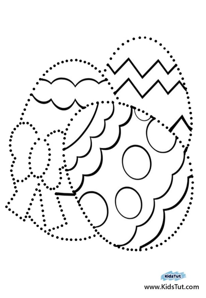 Free Easter Dot-to-Dot and Coloring pages for kids
