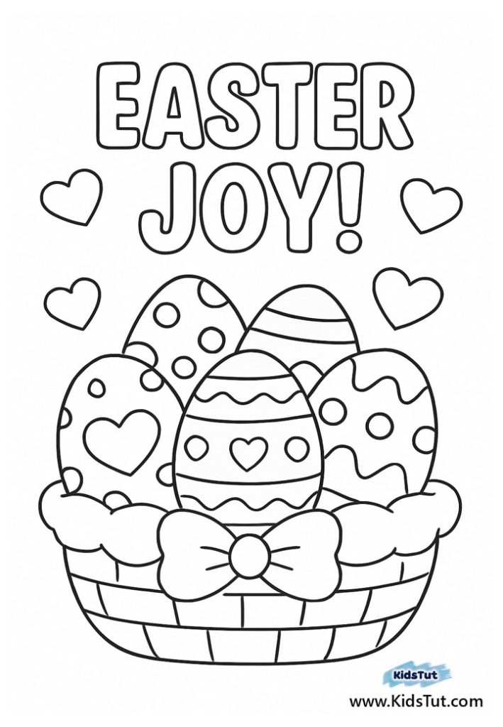 Easy Easter Activities for Kids: Coloring Fun