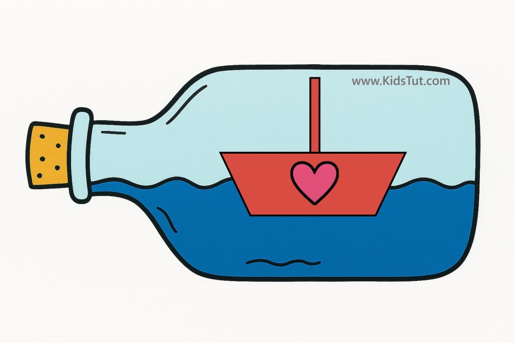 Ocean Crafts for Kids: Sailboat in a Bottle Craft