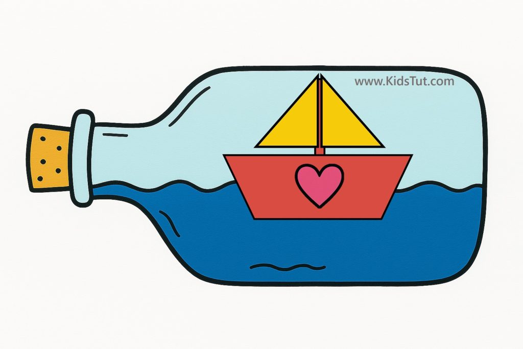 Ocean Crafts for Kids: Sailboat in a Bottle Craft