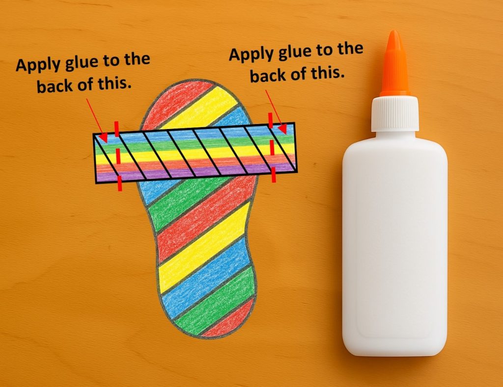 Easy Summer Crafts for kids: Summer sandles Craft