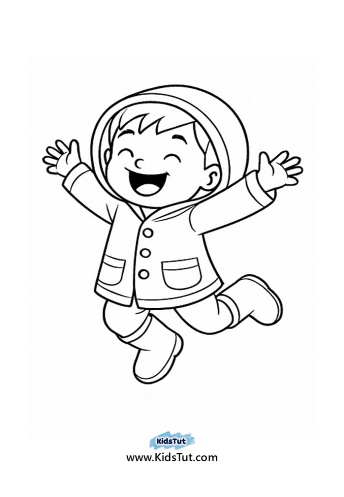 Free Rainy Day Kids Craft: Jump into the Puddle!