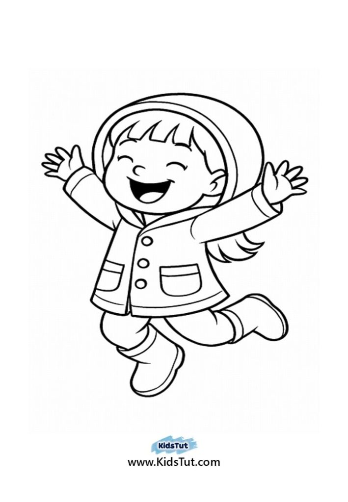 Free Rainy Day Kids Craft: Jump into the Puddle!