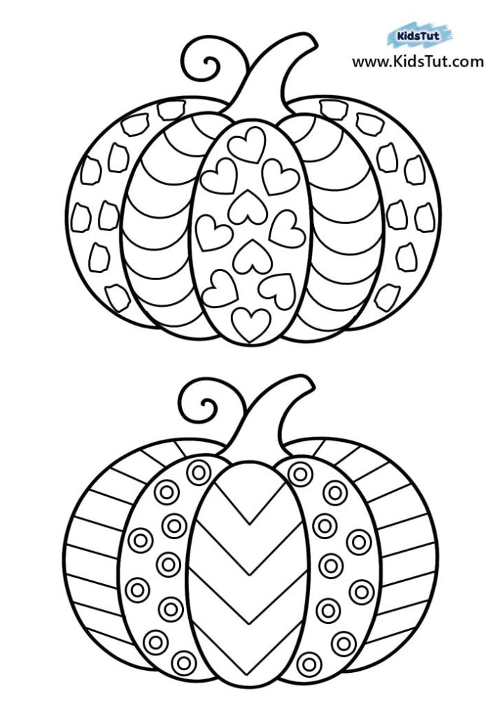 Free Printable Pumpkin Coloring Pages for Kids