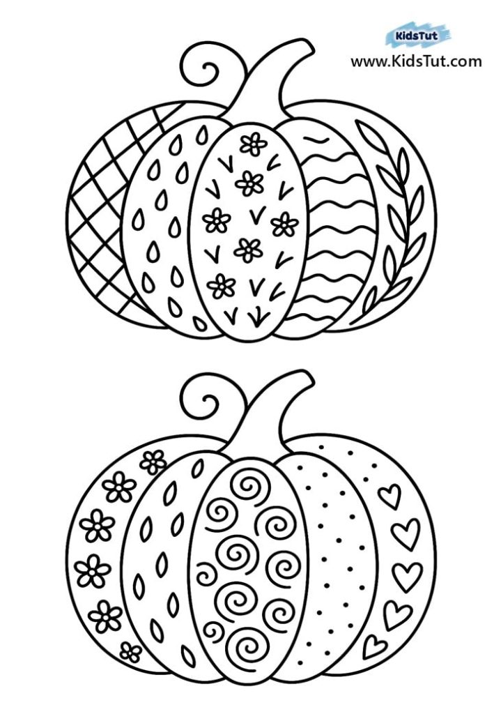 Free Printable Pumpkin Coloring Pages for Kids
