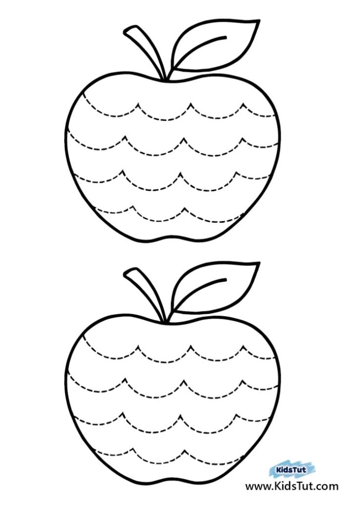 Simple Fall Cutting and Tracing Crafts for Kids