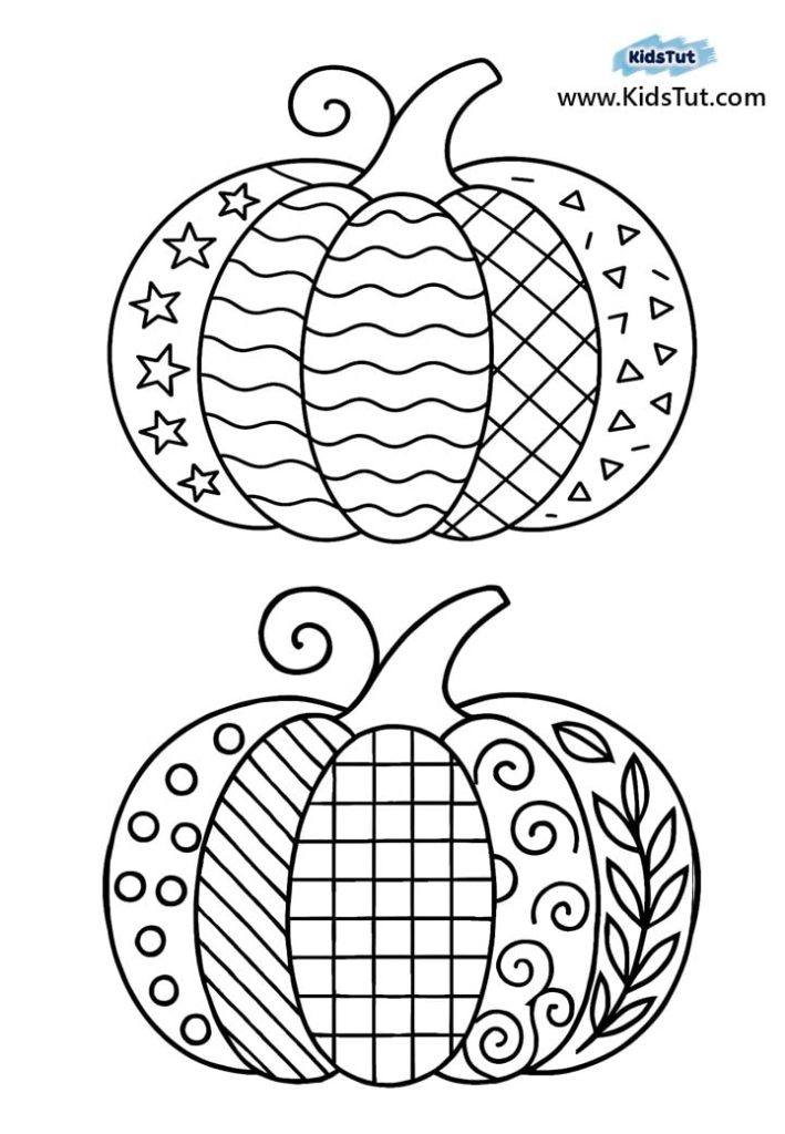 Free Printable Pumpkin Coloring Pages for Kids