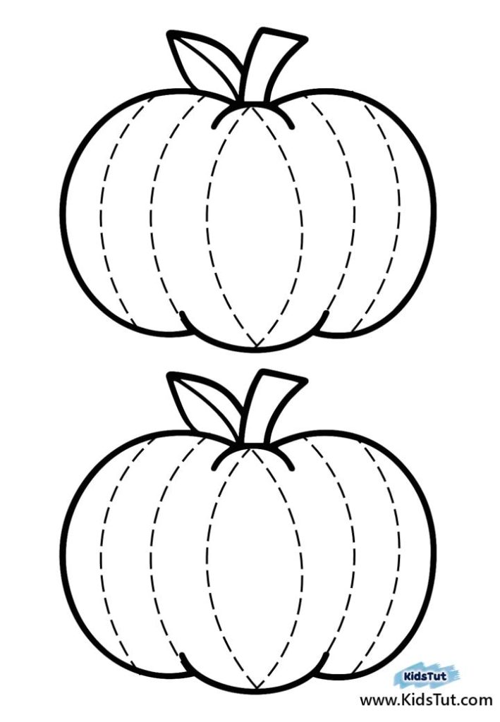 Simple Fall Cutting and Tracing Crafts for Kids