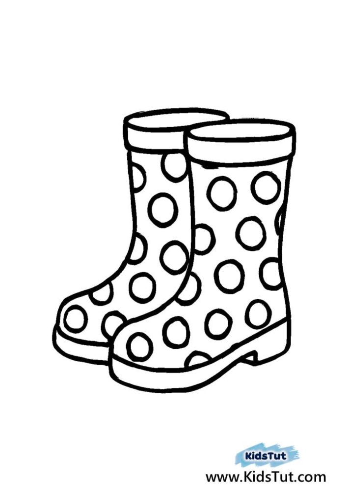 Easy Crafts for Kids: Boots in the Puddle Craft