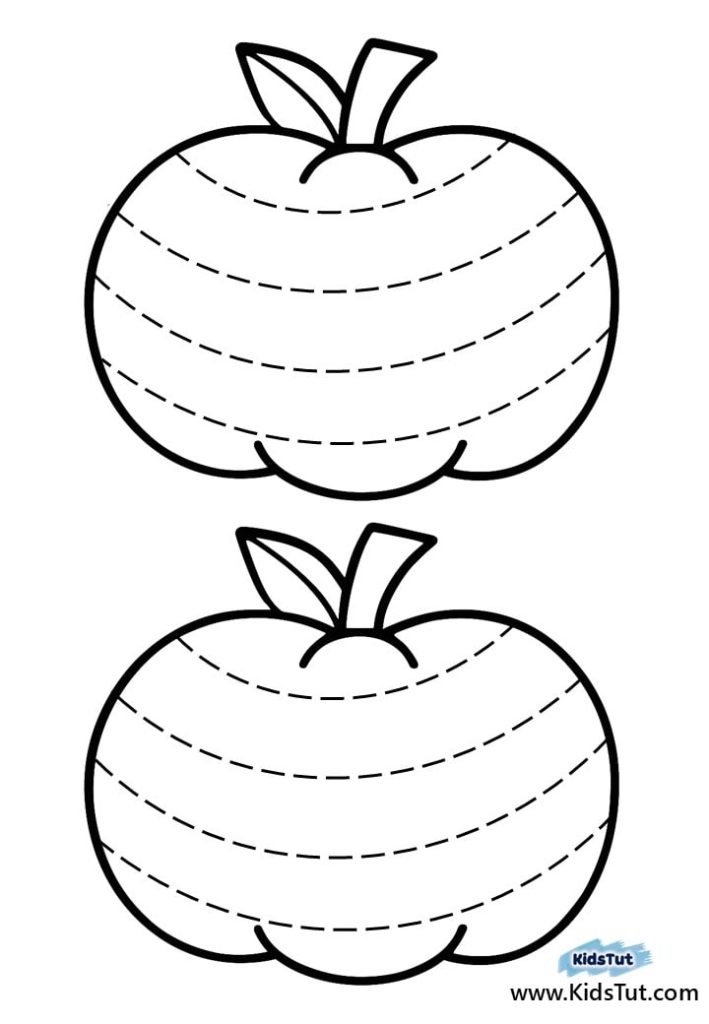 Simple Fall Cutting and Tracing Crafts for Kids
