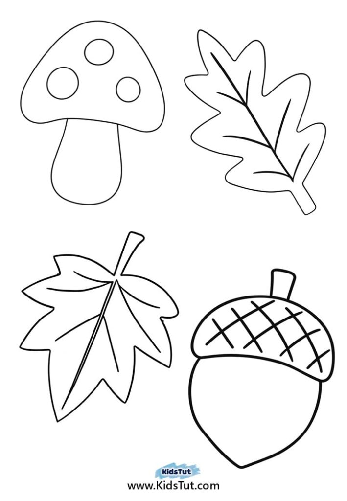 Easy Autumn Crafts for Kids with Free Templates