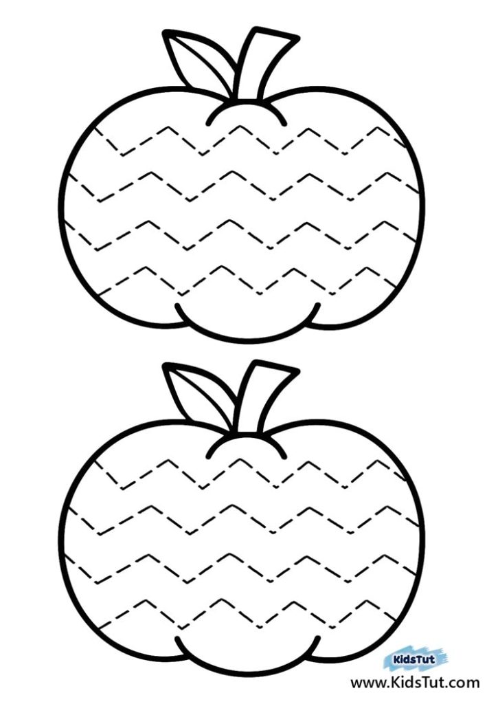 Simple Fall Cutting and Tracing Crafts for Kids